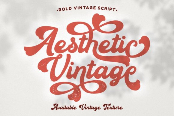 Aesthetic Vintage Font: Elevating Brand Identity with Timeless Elegance