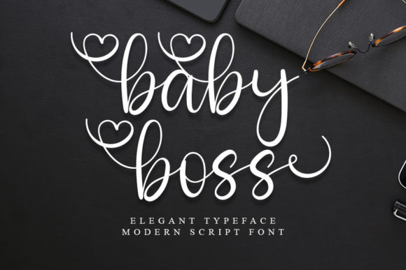 Baby Boss: A Refined Script Font for Crafters and Makers