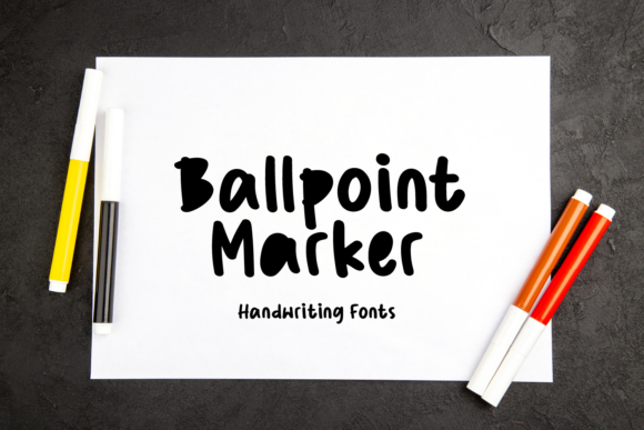 Ballpoint Marker: A Handwritten Font for Your Brand