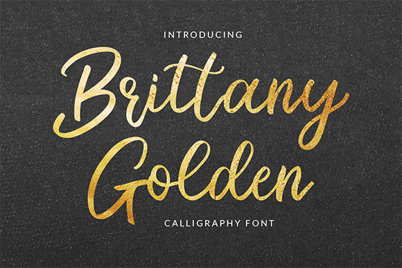 Brittany Golden: A Handwritten Font for Campaigns