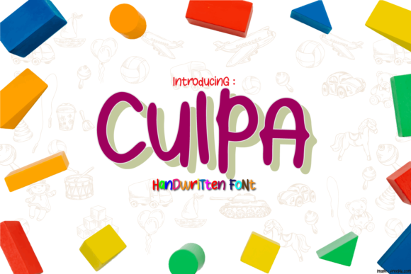 Culpa: A Friendly Handwritten Font for Web Design
