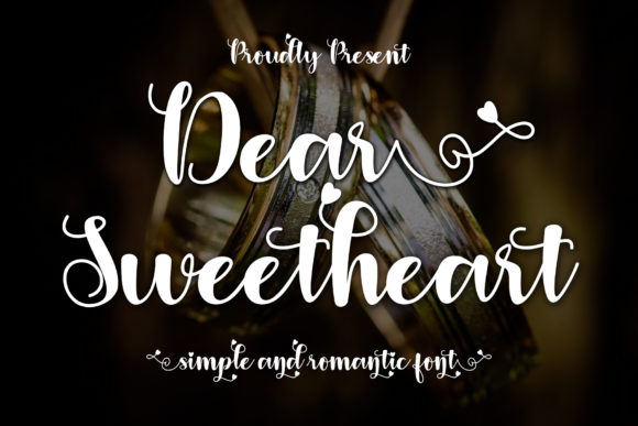 Dear Sweetheart: A Romantic Script Font for Editorial Design