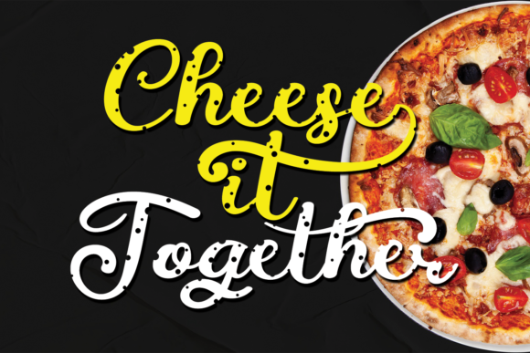 Elevate Your Campaigns with the Cheese It Together Script Font