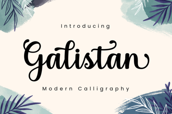 Galistan: A Bold Handwritten Font for Your Brand