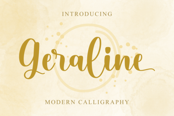 Geraline: A Handwritten Font for Modern Web Design