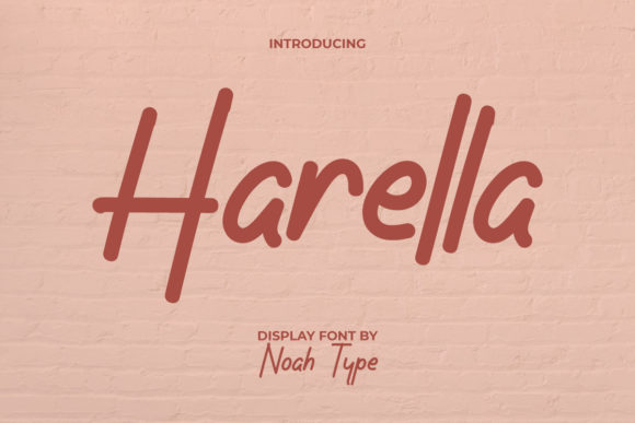 Harella: A Natural Script Font for Editorial Design