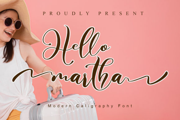 Hello Martha: A Refined Handwritten Font for Crafters