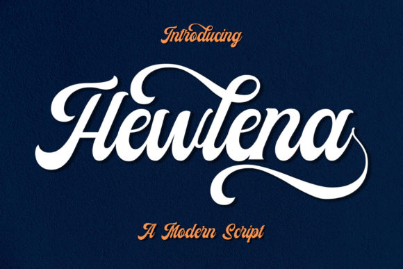 Hewlena: A Bold Handwritten Font for Modern Web Design