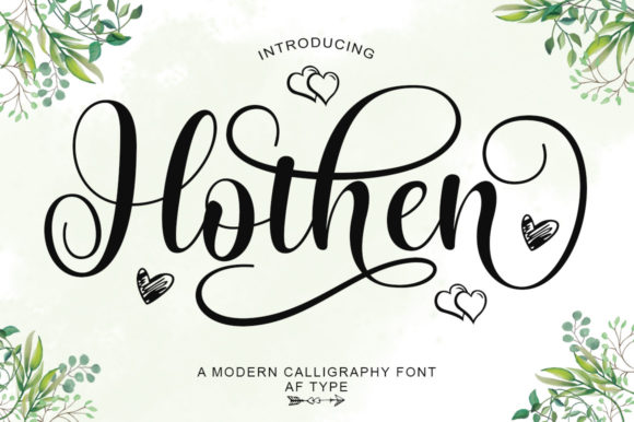 Hothen: A Premium Script Font for Campaigns