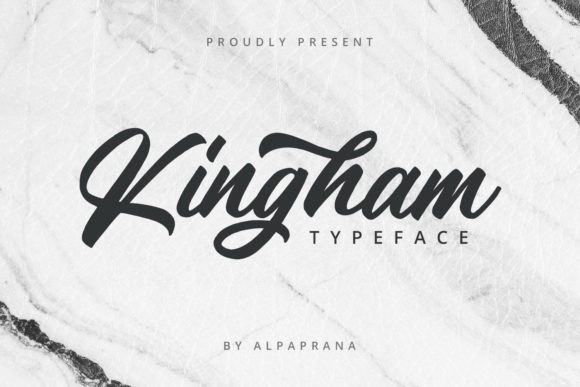 Kingham: A Timeless Handwritten Font for Brand Identity