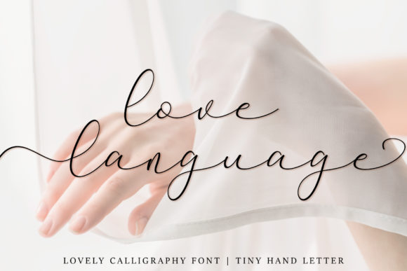 Love Language: A Beautiful Calligraphy Font for Crafters