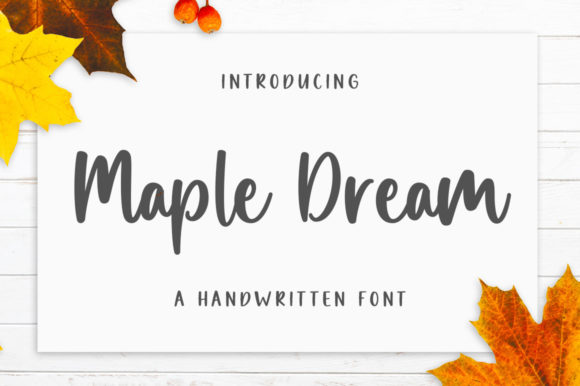 Maple Dream: A Premium Script Font for Web Design
