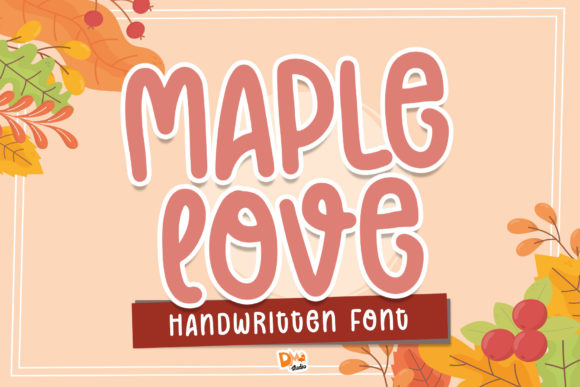 Maple Love: A Versatile Handwritten Font for Crafters & Makers