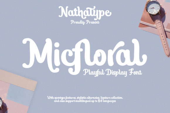 Micfloral: A Handwritten Font for Polished Branding