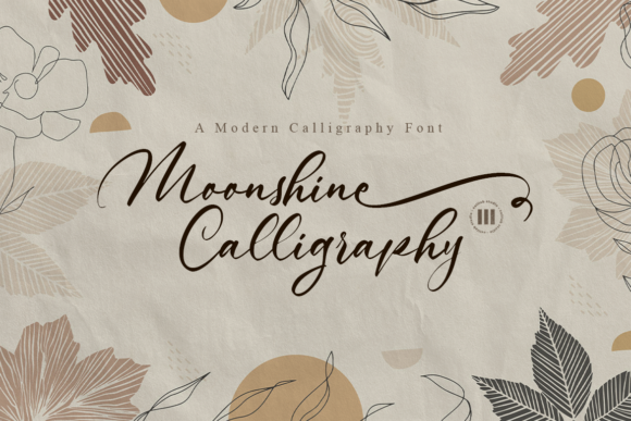 Moonshine Calligraphy: A Versatile Handwritten Font for Business Branding