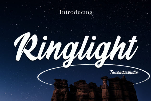 Ringlight: A Stylish Script Font That Elevates Small Business Branding