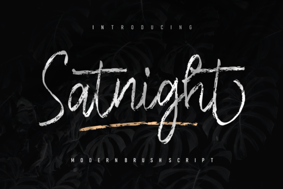 Satnight: A Modern Handwritten Font for Editorial Design and Digital Publishing