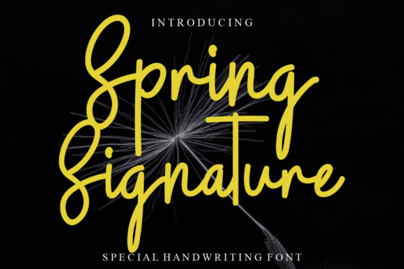 Spring Signature: A Web Designer’s Take on Using a Handwritten Script Font