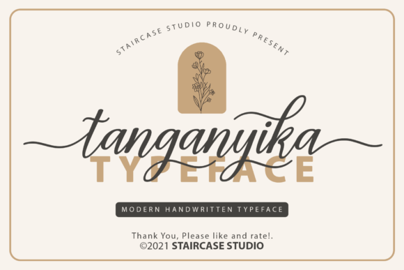 Tanganyika: A Handwritten Font for Polished Branding