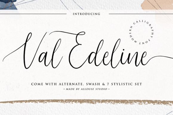 Val Edeline: An Elegant Script Font for Your Brand