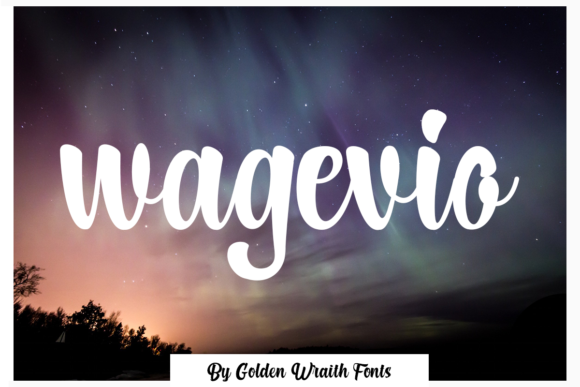 Wagevio: A Timeless Handwritten Font for Makers
