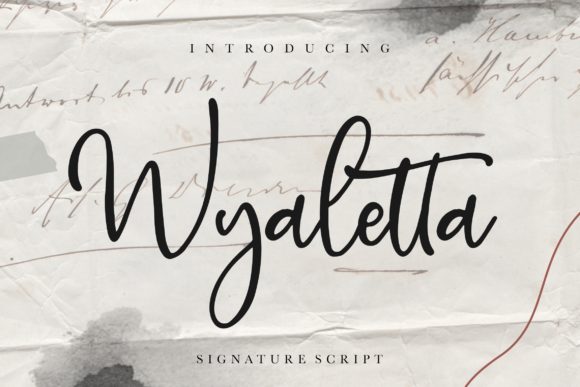 Wyaletta: The Handwritten Font for Bold Campaigns